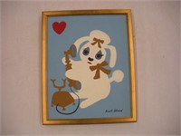 "Pouting Poodle"  Oil On Canvas  Artist Kurt Shaw