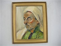 "The Old Syrian" Oil Painting  12x14 Inches