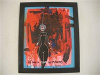 B. Pipman Double Sided Painting  19x22 Inches