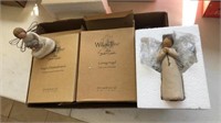 Lot of Willow Tree Angel figures with original