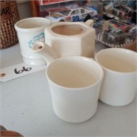 McCoy Mugs, teapot, Old Spice Shave Mug