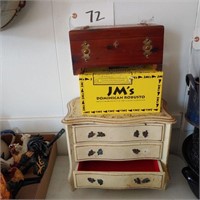Jewlery boxes and Cigar Boxes