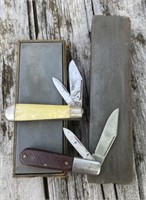 2 - Pocket Knives & Sharpening Stones