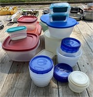 Large Lot of Food Storage Containers