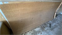 Pegboard & 9 Sheets of Paneling