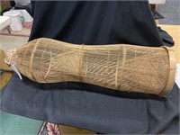 Indonesian bamboo fish trap. 25 inches long 8