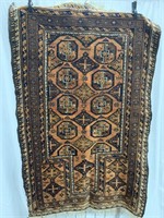 Hand woven rug 56" x 34"             (P 65)