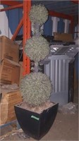 50" faux topiary planter
