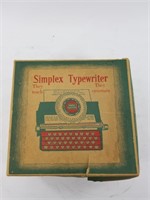 Simplex typewriter toy still in box