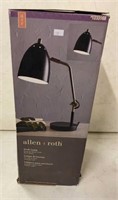 Allen + Roth desk lamp black and brass finish