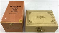 Lot of 2: jewelry box with fashion jewelry and emp