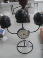 CANDLE HOLDER WITH CLOCK