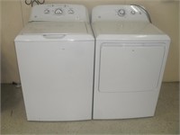GE WASHER & ELECTRIC DRYER-SCRATCHED