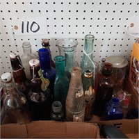 Assortment of Glass Bottles