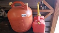 (2) GAS CANS