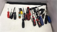 Set Of Misc Screwdrivers & Snap Ons