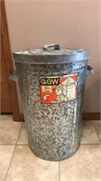 17 Gal Steel Garbage Can