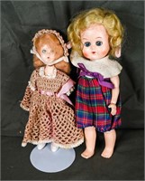 (2) VINTAGE DOLLS