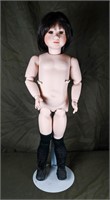 VINTAGE DOLL ON STAND