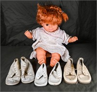 VINTAGE BABY CRISSY  DOLL & BABY SHOES