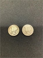 1924D & 1926S Mercury Dimes