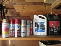 Paint thinners, degreaser and spray cans