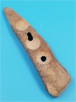 6 3/4" Fossilized ivory fire starter artifact