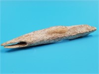 Fossilized ivory harpoon tip 5 1/4"