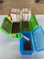 (106) Rounds .220 Swift Reloads and Boxes of Brass
