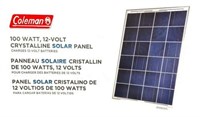 Coleman 100W 12 Volt Crystalline Solar Panel Kit