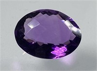 10X8mm Purple Amethyst Oval Gems (2) Matched Pair