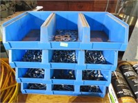 blue parts bin