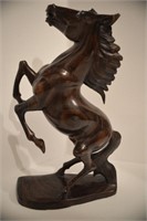 Fantastic Dubai Hand Carved Horse Sculpture