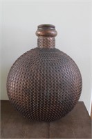 Metal Wire Covered Vase 22 x 17 x 11