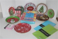 Party Items Plates,Napkins, Bowls, Table Clothes