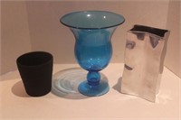 Silver Vase, Blue Vase ,Black Vase 5 to 11"
