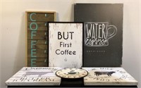 Assorted Coffee Signs