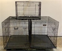 (3) Dog Kennels