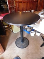 36" Blk Bar Height Table