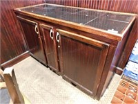 25X61X37h Wood Storage Cabinet