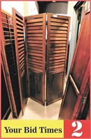 55X68h Wooden Privacy Dividers