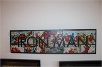 Marvel Mounted Poster Iron Man Picture 10 x 36