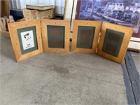 Folding picture frames