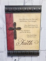 14x21 Metal Faith Sign