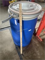 Storage Barrel with Lids and Clamps