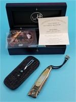 William Henry Knife Model B30 Yellow Rose, with co