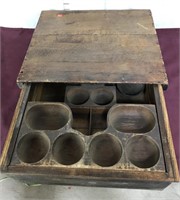 Antique Cash Register Base/Drawer With Bell