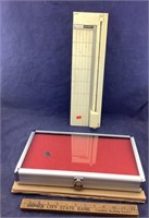 Paper Trimmer & New Silver Display Case