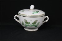 Vintage Porcelain Covered Bowl (Italy)