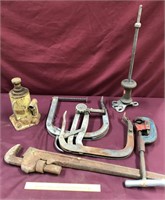 Tools, Clamps, Wrench, Pipe Cutter, Puller